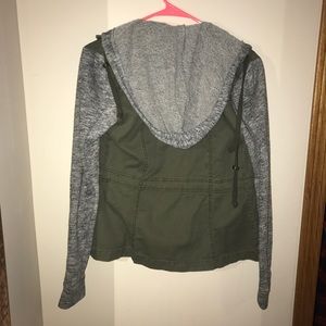 Army Green Jean Coat